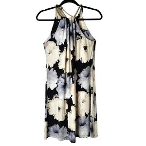 CALVIN KLEIN FLORAL DRESS SIZE XS